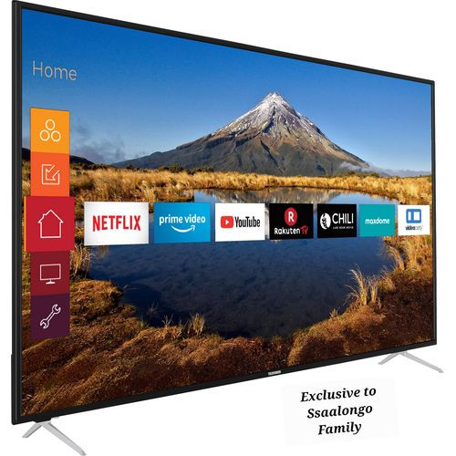 Global Star 50" Inch Android Smart UHD LED TV With Built-In WIFI - Black