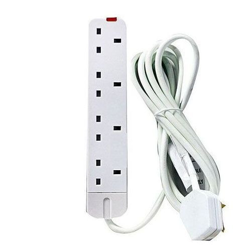 4-way Extension Cable - White